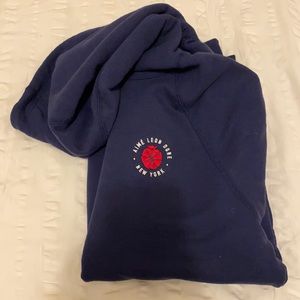 ALD / New Balance Logo Hoodie, navy blue size M